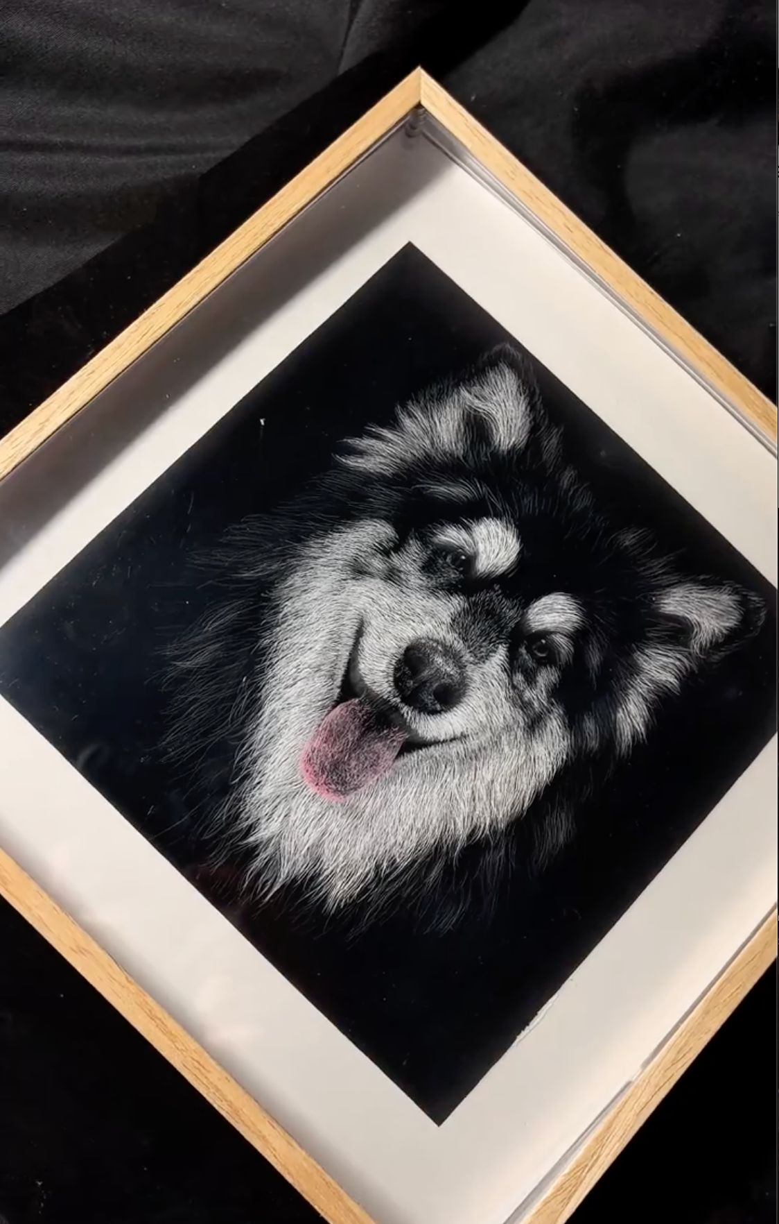 Hand Carved Custom 3D Layered Acrylic Pet Relief Portrait, Timeless Pet Memorial Keepsake for Dogs & Cats