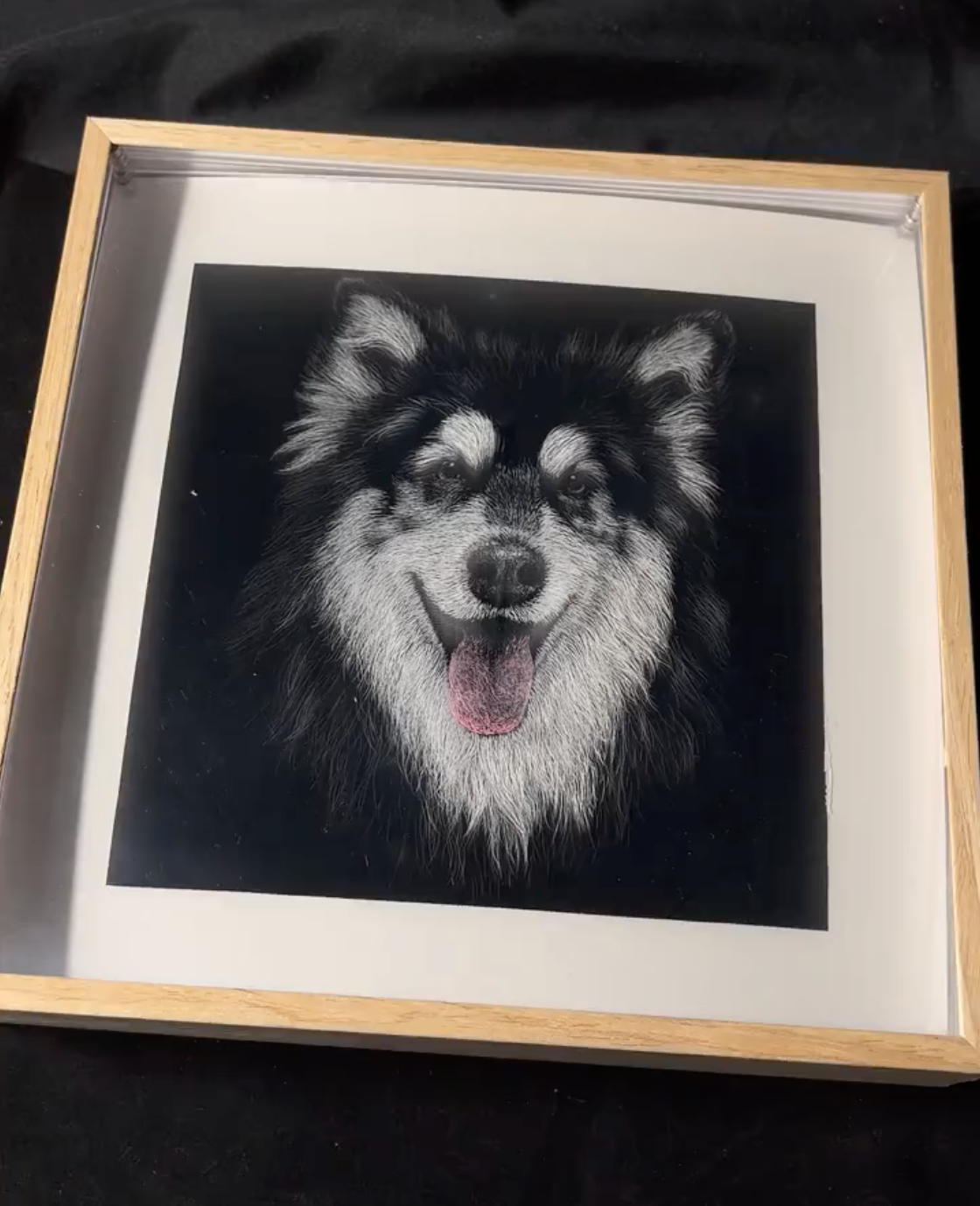 Hand Carved Custom 3D Layered Acrylic Pet Relief Portrait, Timeless Pet Memorial Keepsake for Dogs & Cats